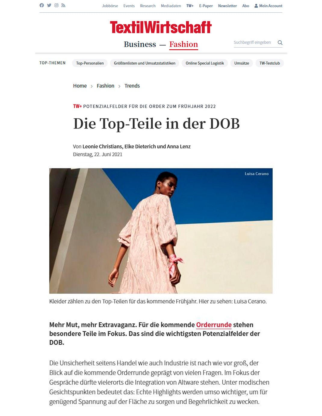 Industrie textile en Allemagne